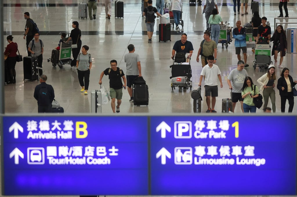 Hong Kong airport. The suspect was charged with one count of trafficking in a dangerous drug, which carries a maximum penalty of a HK$5 million fine and life imprisonment. Photo: Edmond So Hong Kong airport. The suspect was charged with one count of trafficking in a dangerous drug, which carries a maximum penalty of a HK$5 million fine and life imprisonment. Photo: Edmond So