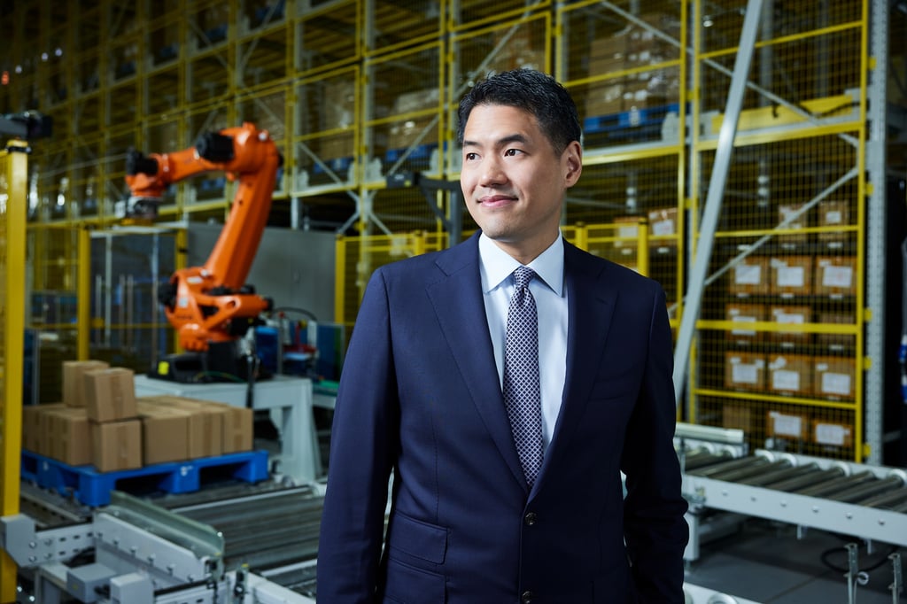 Calvin Chan, chairman and CEO of Catalo Natural Health Group, at the company’s smart manufacturing facilities at HKSTP.