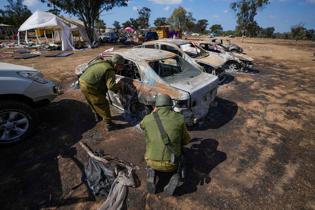 The site of a music festival in Israel that was attacked by Hamas militants on October 7. File photo: AP The site of a music festival in Israel that was attacked by Hamas militants on October 7. File photo: AP
