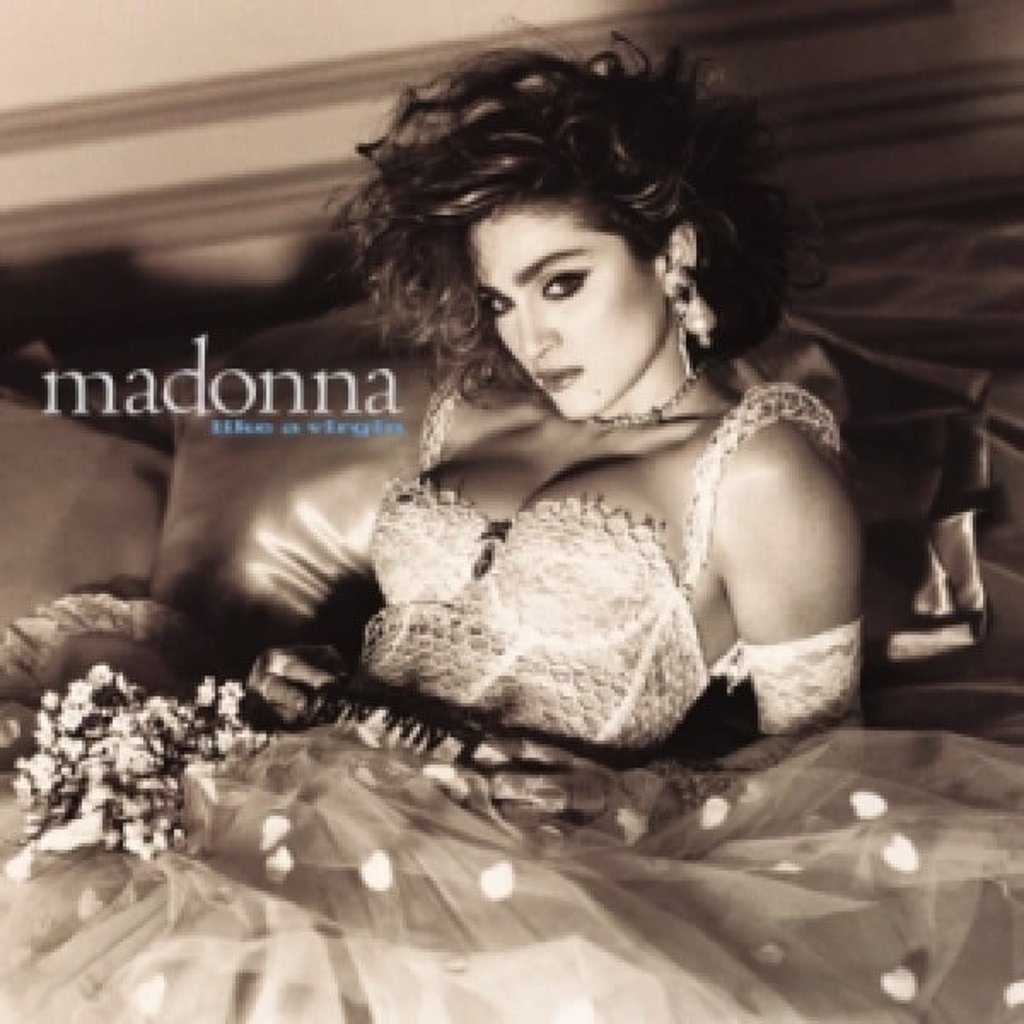 The cover art for Madonna’s 1984 album, Like a Virgin. Photo: Handout
