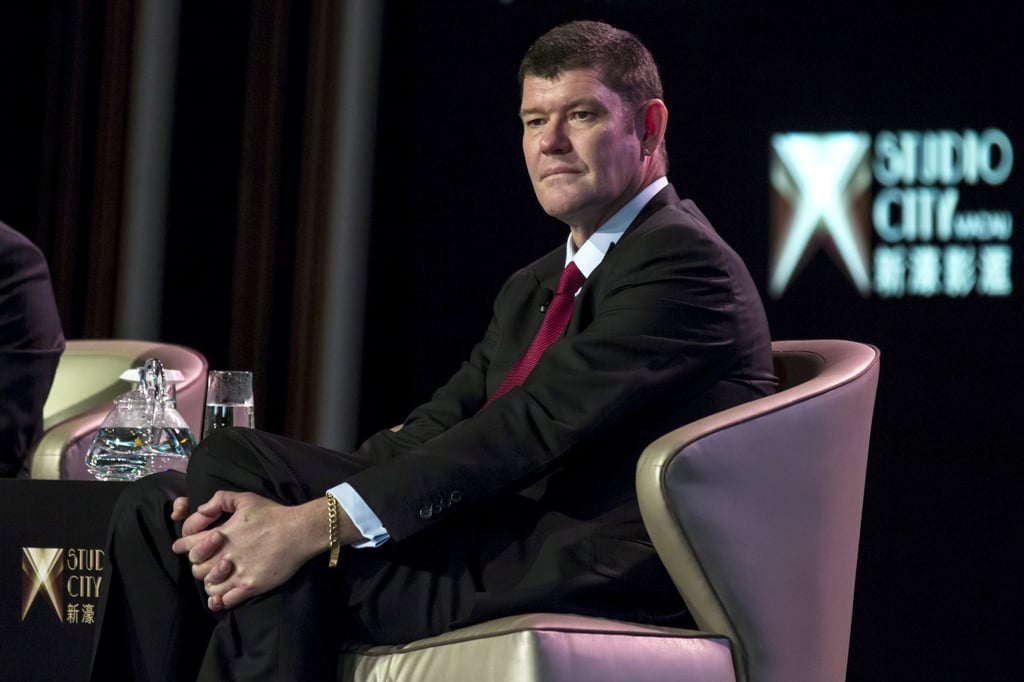 Australian billionaire James Packer attends a news conference at Melco Crown’s Studio City in Macau, in October 2015. Photo: Reuters Australian billionaire James Packer attends a news conference at Melco Crown’s Studio City in Macau, in October 2015. Photo: Reuters