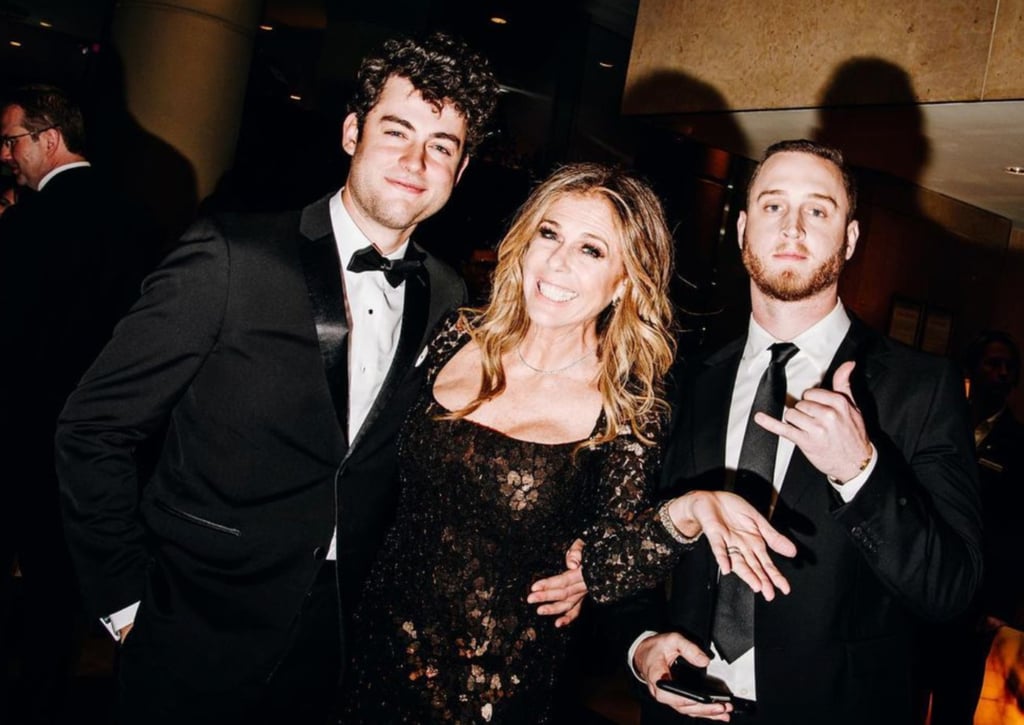 The quiet one? Truman Hanks (left), with mum Rita Wilson and brother Chet Hanks. Photo: @vnina/Instagram The quiet one? Truman Hanks (left), with mum Rita Wilson and brother Chet Hanks. Photo: @vnina/Instagram