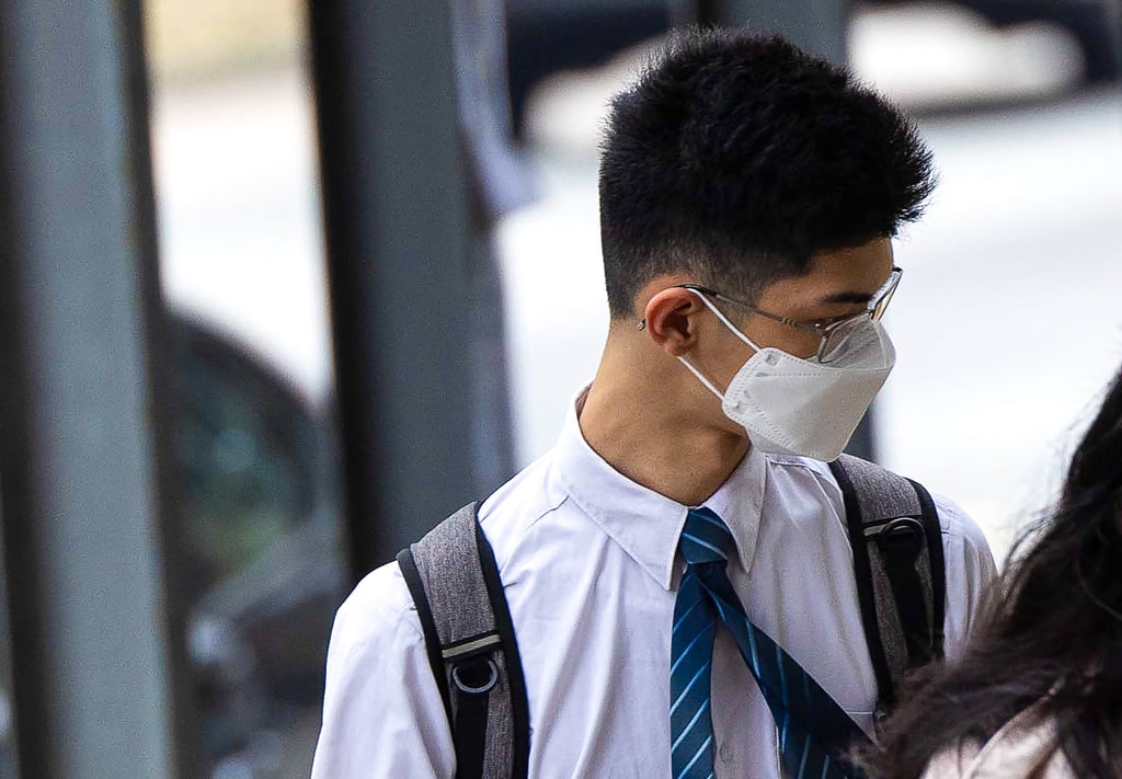 Li Nok-hang leaving court in 2023. He was arrested in March last year after police tracked him down from his Alipay username. Photo: Brian Wong