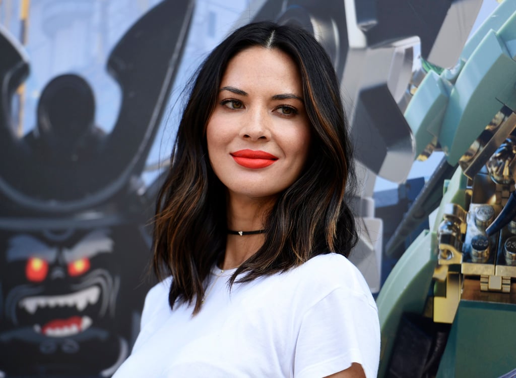 Actress Olivia Munn attends The Lego Ninjago Movie photo op at Comic-Con International in San Diego, in July 2017. Photo: Invision/AP Actress Olivia Munn attends The Lego Ninjago Movie photo op at Comic-Con International in San Diego, in July 2017. Photo: Invision/AP