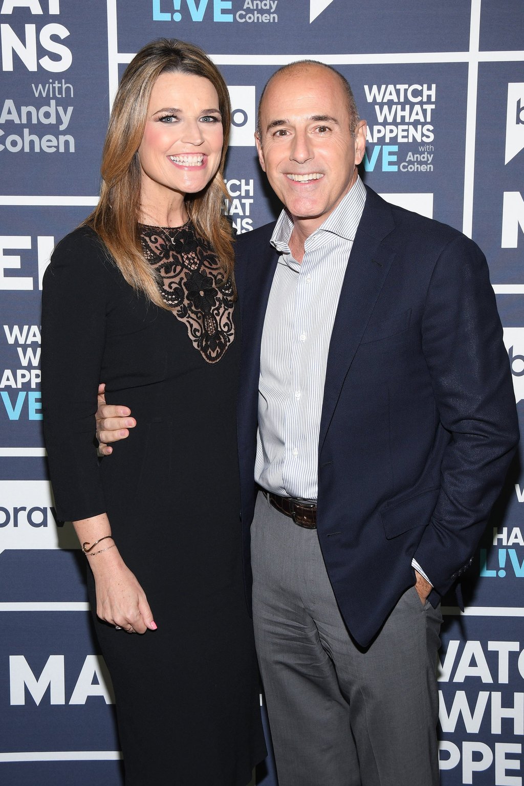 Matt Lauer and his former co-host, Savannah Guthrie, with whom he no longer has a friendship. Photo: Getty Images