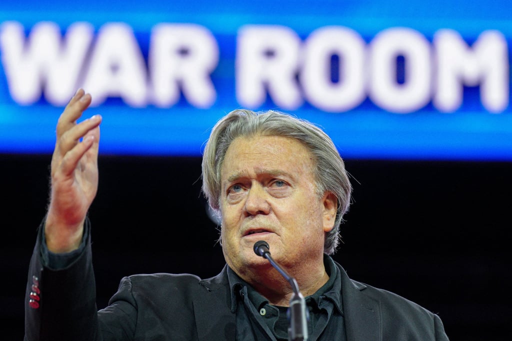 Steve Bannon, former White House adviser. Photo: Reuters Steve Bannon, former White House adviser. Photo: Reuters