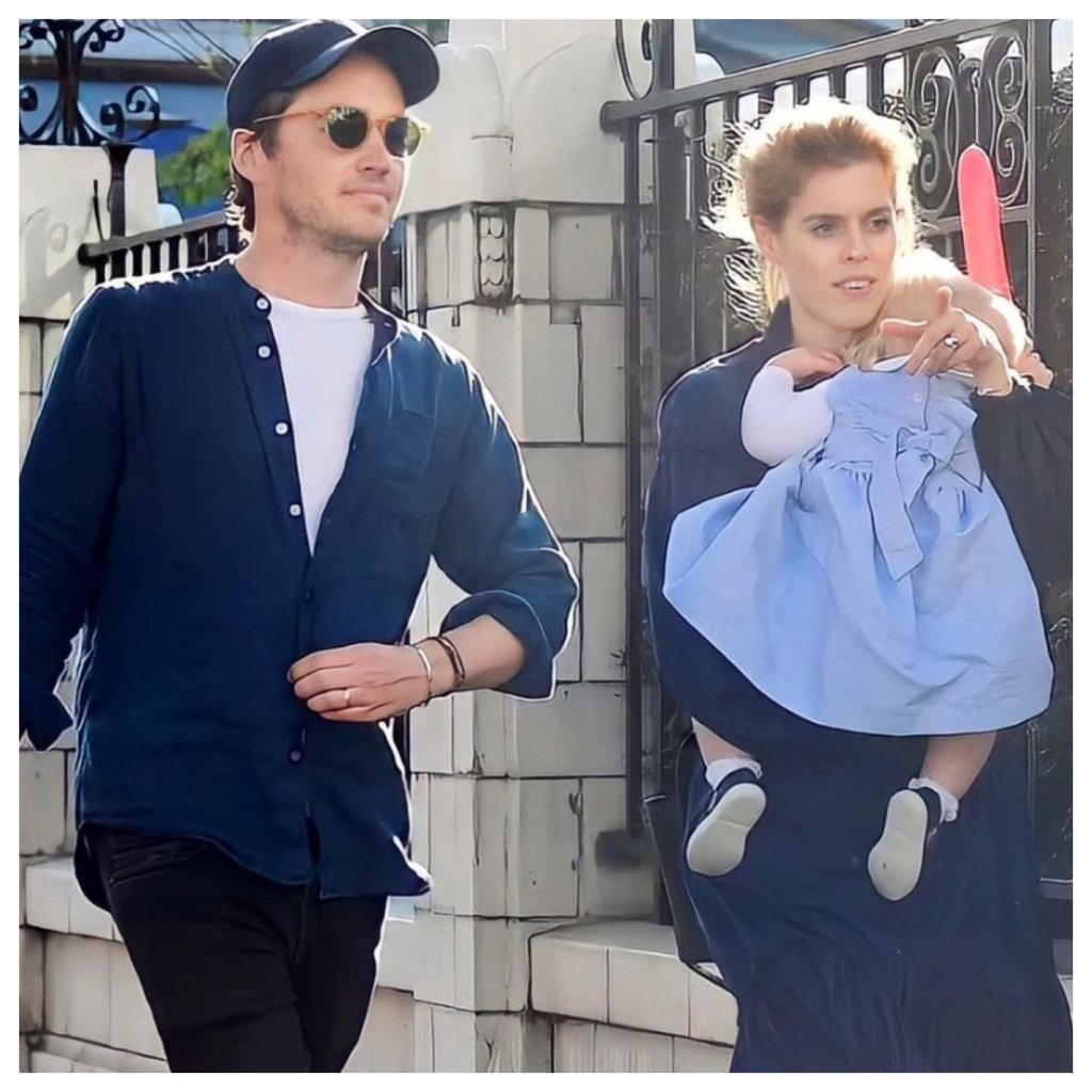 Edoardo Mapelli Mozzi, Princess Beatrice and their daughter Sienna, in May 2023. Photo: @royal__magazine/Instagram Edoardo Mapelli Mozzi, Princess Beatrice and their daughter Sienna, in May 2023. Photo: @royal__magazine/Instagram