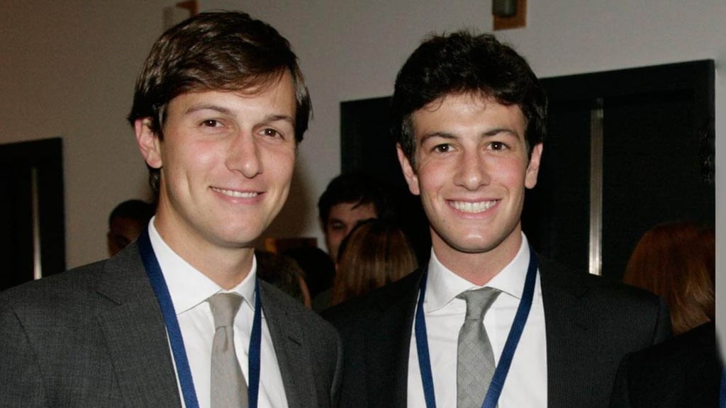 Jared Kushner, 43, and his younger brother Joshua Kushner, 38. Photo: @_copycopy_/X Jared Kushner, 43, and his younger brother Joshua Kushner, 38. Photo: @_copycopy_/X