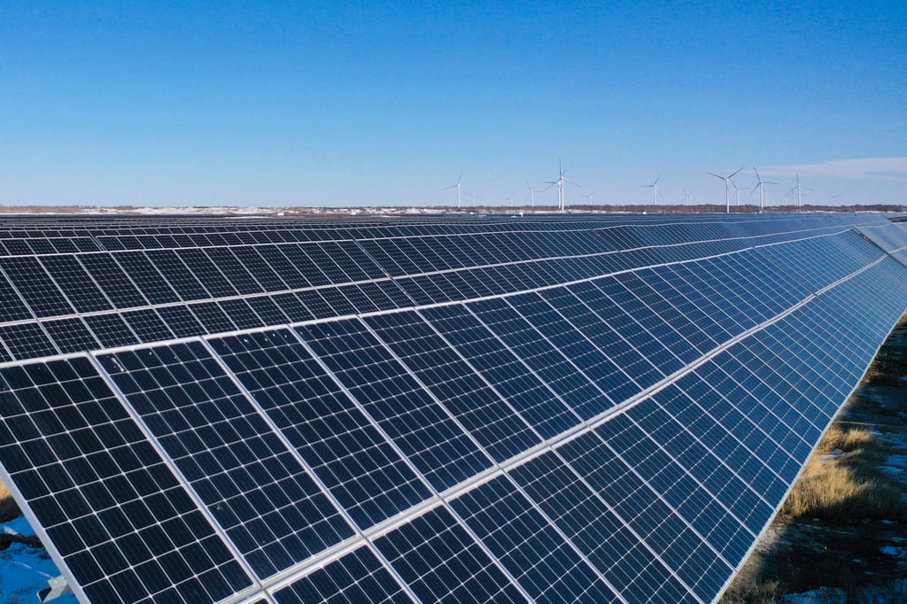 China makes about 80 per cent of the world’s solar PV modules. Photo: Xinhua China makes about 80 per cent of the world’s solar PV modules. Photo: Xinhua