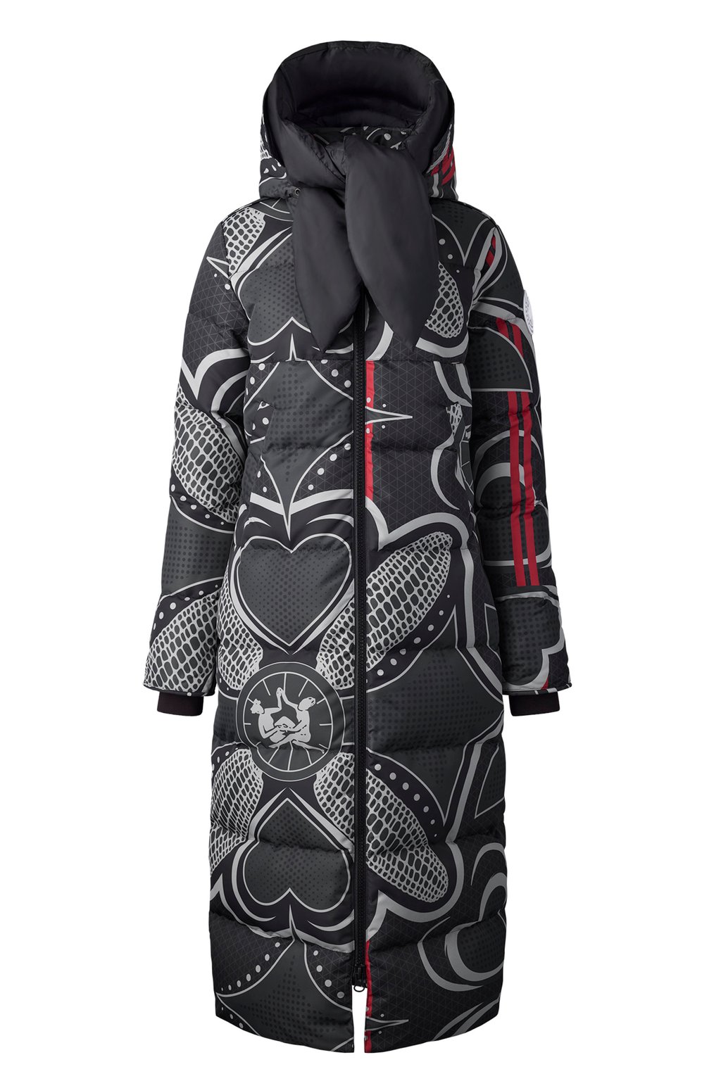 Canada Goose Heirloom Mystique parka with Messina black motif