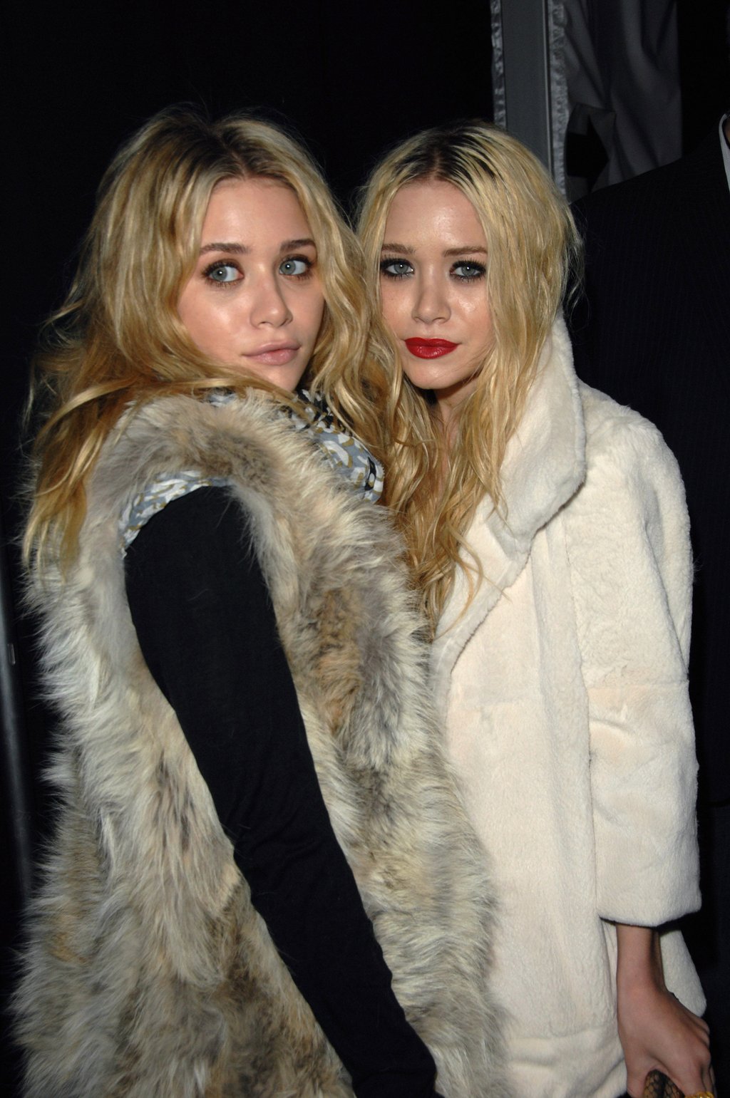 Ashley and Mary-Kate Olsen, pictured in 2007, were fans of vintage fur back in the noughties. Photo: FilmMagic