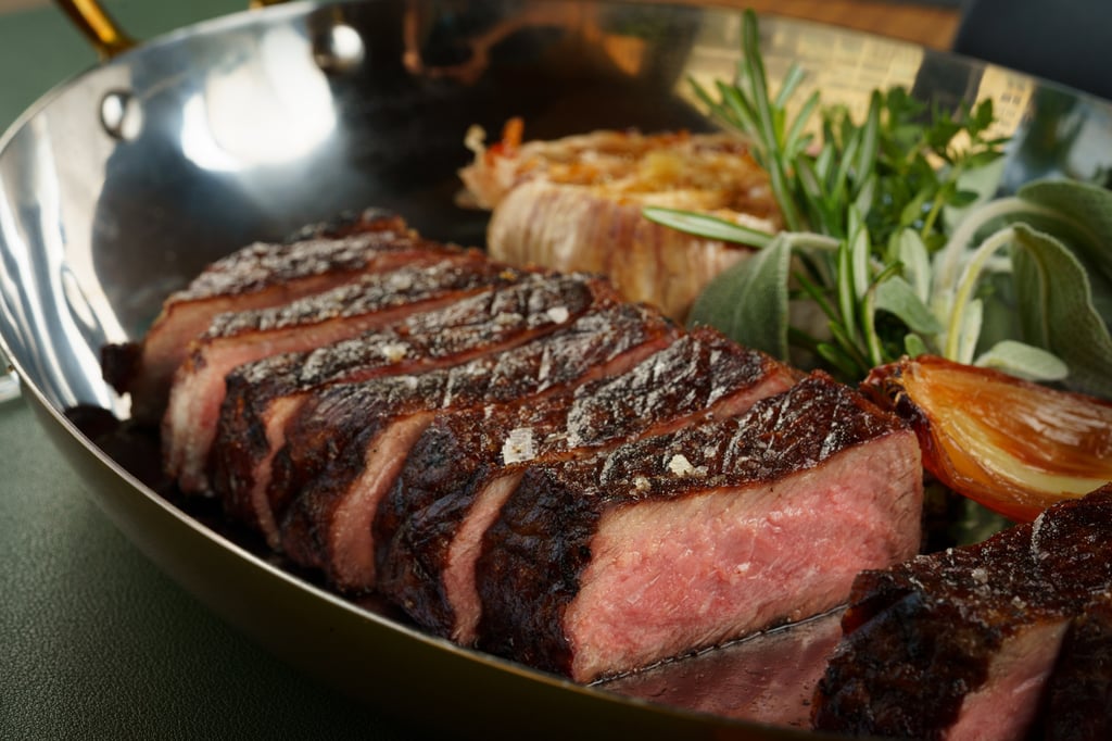 The Charcoal Bar menu features items such as steak. Photo: Charcoal Bar The Charcoal Bar menu features items such as steak. Photo: Charcoal Bar