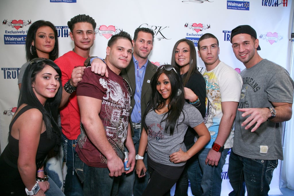The cast of Jersey Shore at an event held during the run-up to the 2010 Golden Globes. Photo: Getty Images