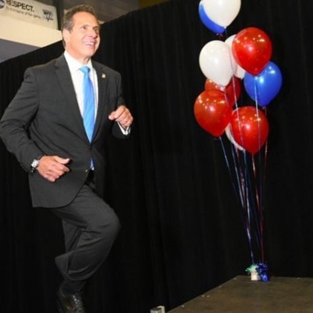 Andrew Cuomo shared a post urging his supporters to vote for him in the New York primaries in September 2018. Photo: @andrewcuomo/Instagram