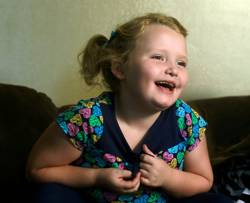 Alana “Honey Boo Boo” Thompson, aged seven, pictured at her home in Georgia, in 2012. Photo: AP Photo Alana “Honey Boo Boo” Thompson, aged seven, pictured at her home in Georgia, in 2012. Photo: AP Photo