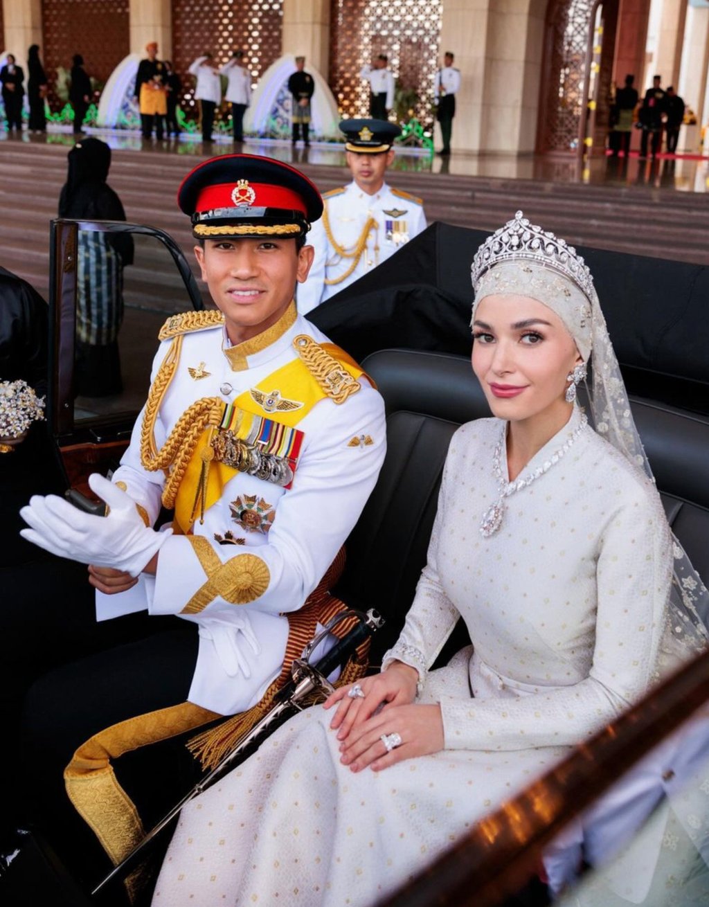 Prince Mateen of Brunei and Anisha Rosnah just got married in a lavish wedding. Photo: @tmski/Instagram Prince Mateen of Brunei and Anisha Rosnah just got married in a lavish wedding. Photo: @tmski/Instagram