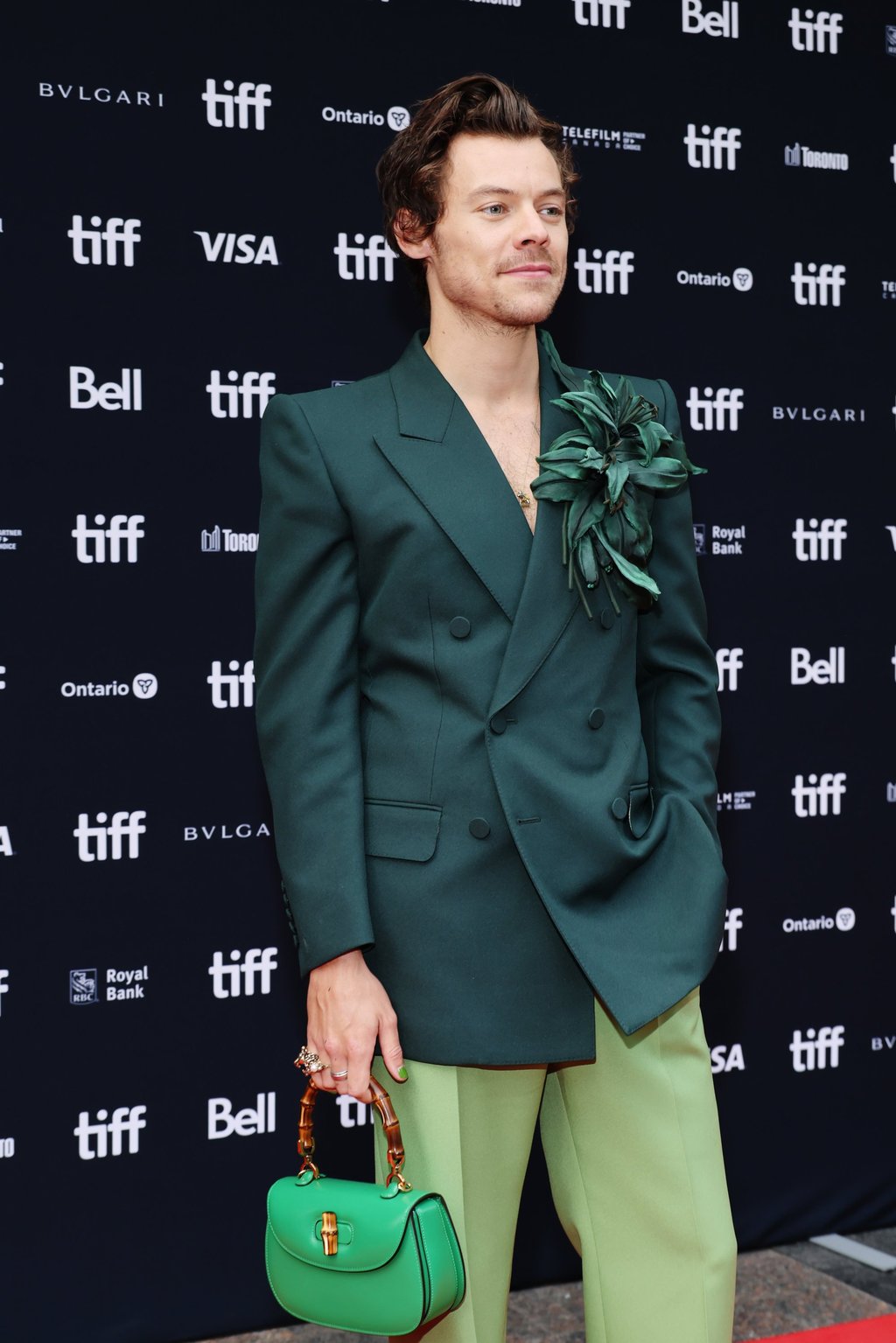 Harry Styles attends the My Policeman premiere during the 2022 Toronto International Film Festival in Toronto, Canada, in September 2022. Photo: Getty Images Harry Styles attends the My Policeman premiere during the 2022 Toronto International Film Festival in Toronto, Canada, in September 2022. Photo: Getty Images
