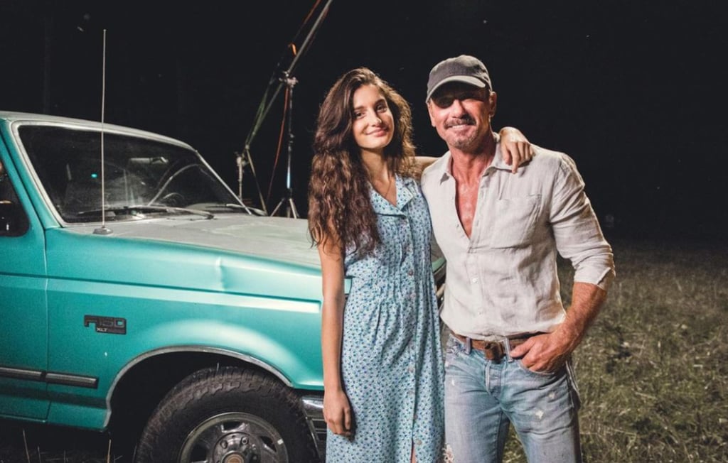 Audrey McGraw with her country singer dad, Tim McGraw. Photo: @audreymcgraw/Instagram Audrey McGraw with her country singer dad, Tim McGraw. Photo: @audreymcgraw/Instagram