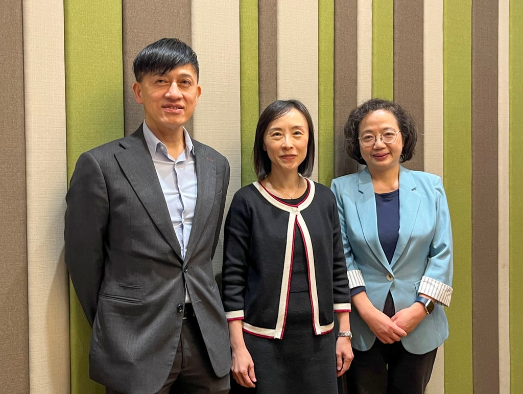 (From left) Alex Wong, the deputy director of social welfare (services), Charmaine Lee, the director of social welfare, and Wong Yin-yee, the deputy director of social welfare (administration. Photo: Emily Hung (From left) Alex Wong, the deputy director of social welfare (services), Charmaine Lee, the director of social welfare, and Wong Yin-yee, the deputy director of social welfare (administration. Photo: Emily Hung