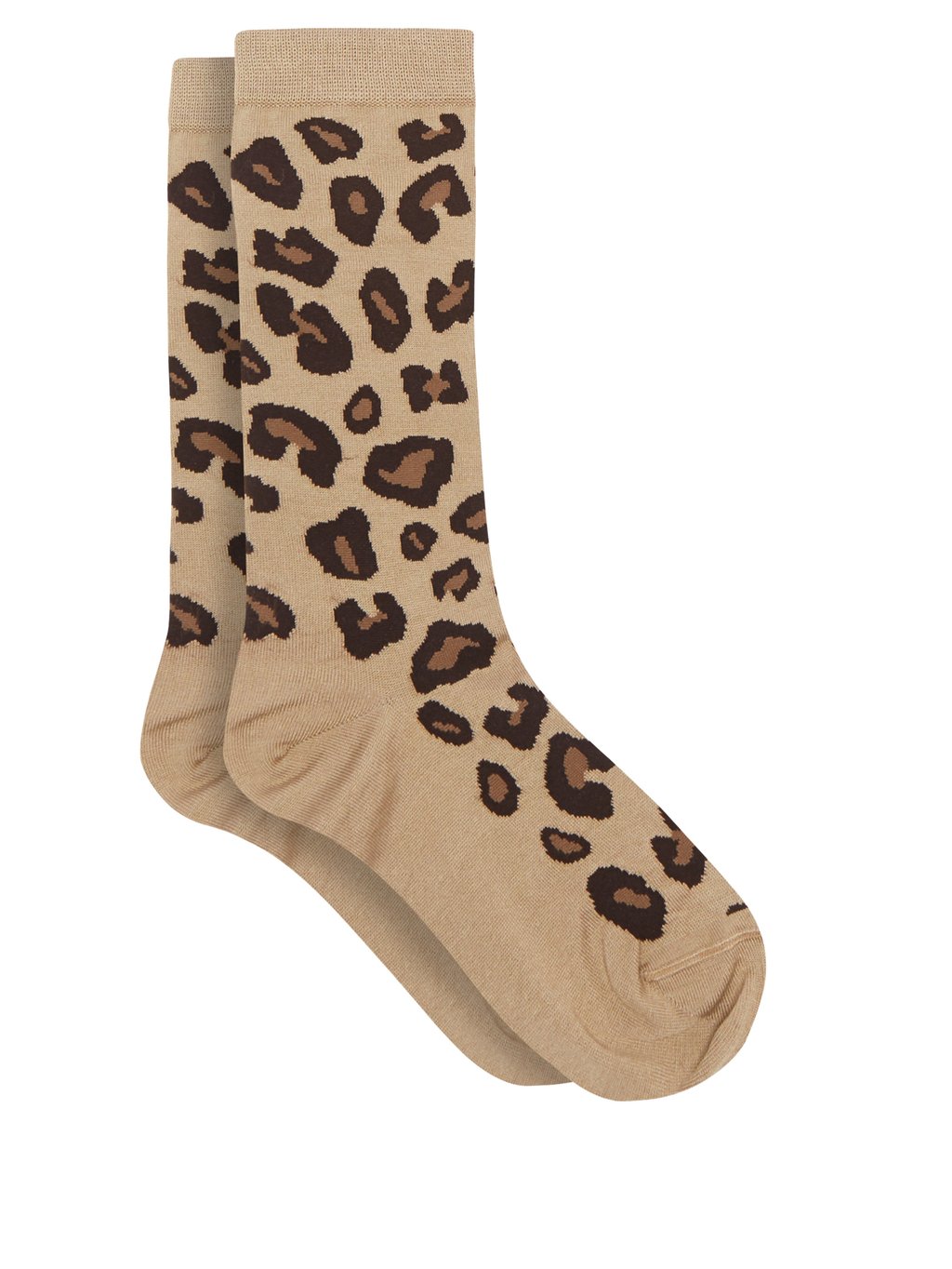 Raey leopard-spot socks