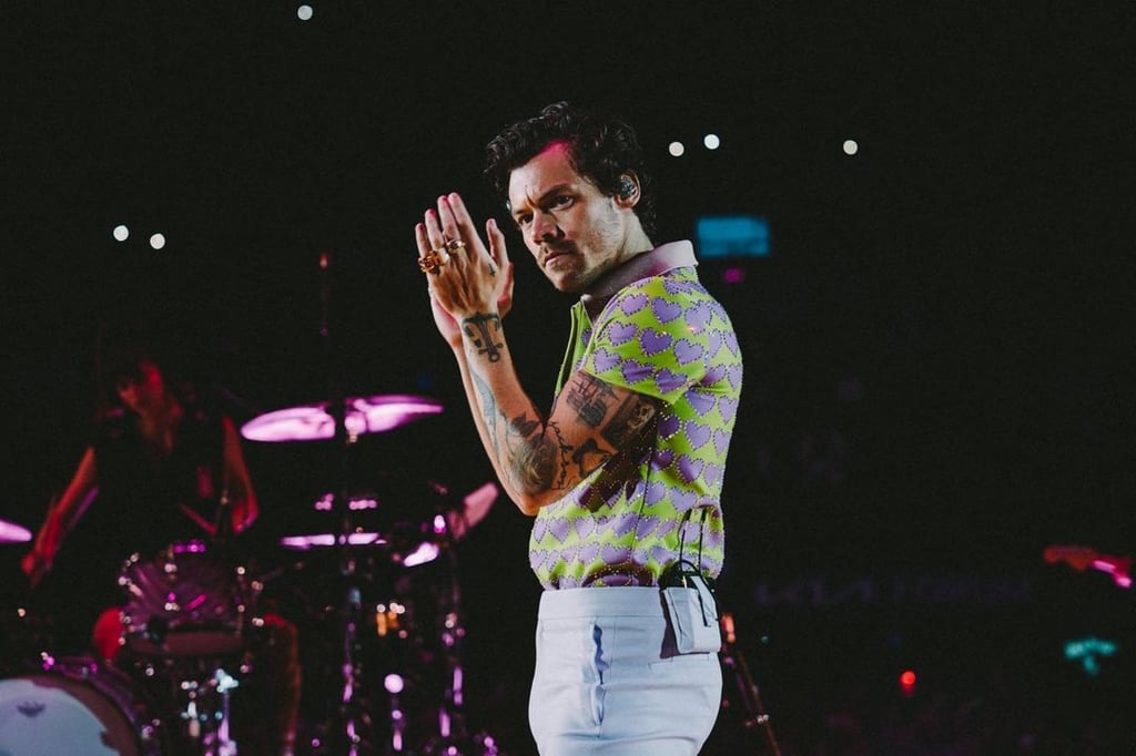 Harry Styles performing during his last tour, Love on Tour, in Los Angeles, in November 2022. Photo: @harrystyles/Instagram Harry Styles performing during his last tour, Love on Tour, in Los Angeles, in November 2022. Photo: @harrystyles/Instagram