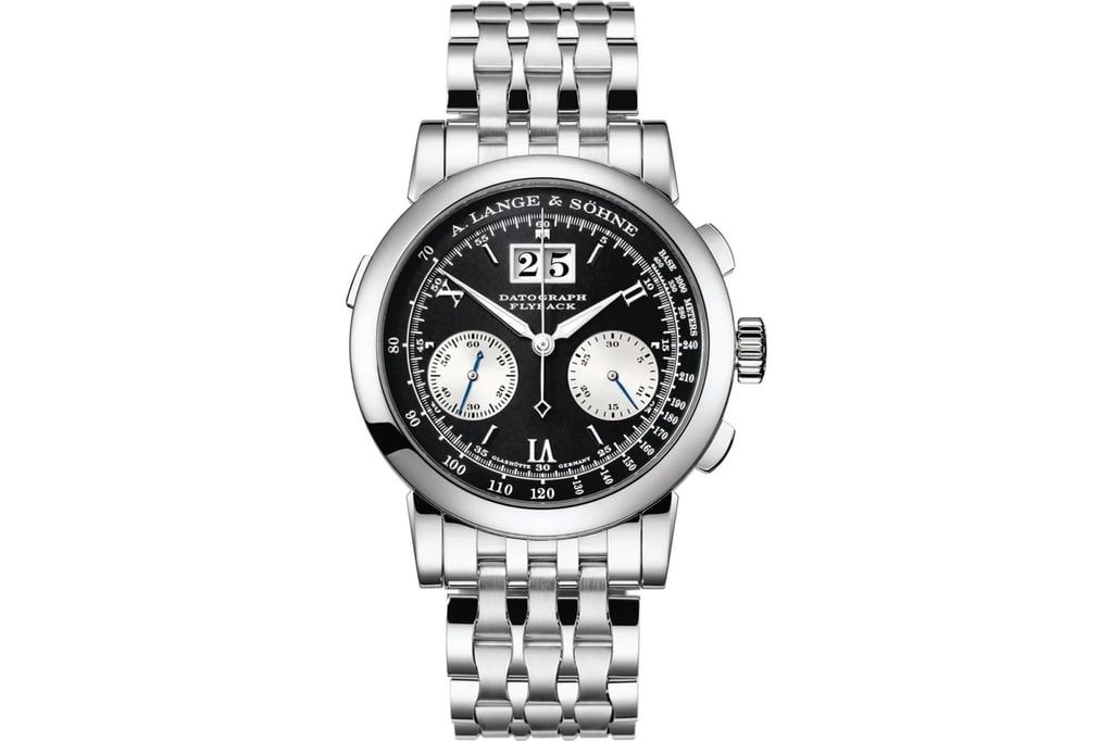 Michael Jordan is often seen wearing this Datograph from A. Lange & Söhne. Photo: Handout Michael Jordan is often seen wearing this Datograph from A. Lange & Söhne. Photo: Handout