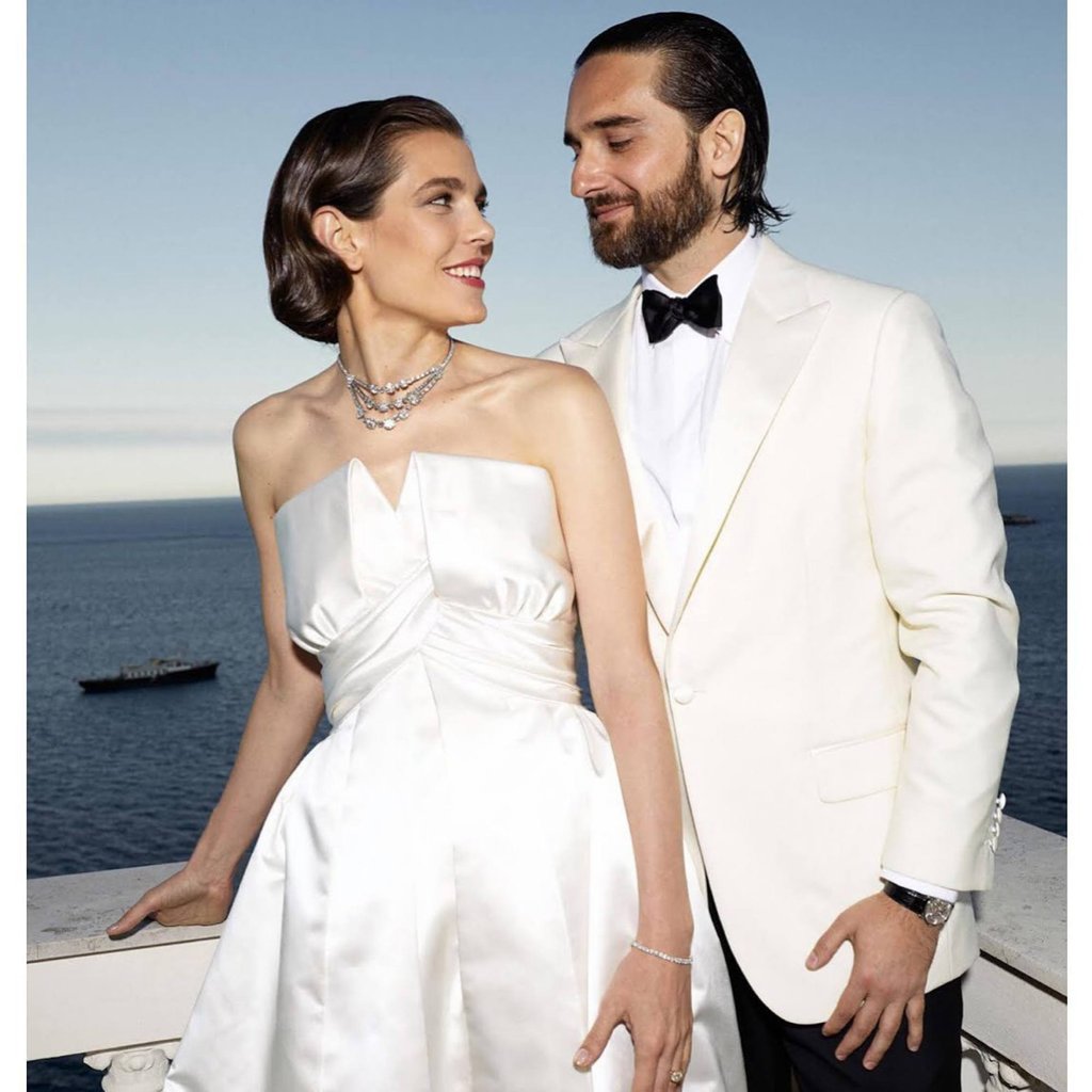 Charlotte Casiraghi and Dimitri Rassam were married in 2019. Photo: @backstagebombshell/Instagram Charlotte Casiraghi and Dimitri Rassam were married in 2019. Photo: @backstagebombshell/Instagram