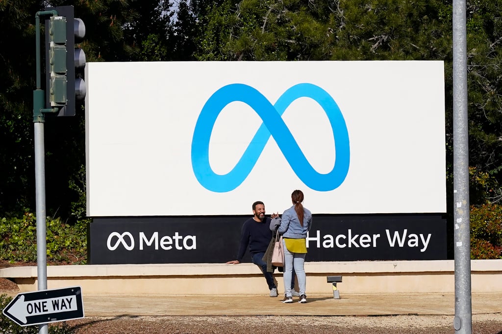 The Meta Platforms headquarters in Menlo Park, California. Photo: AP Photo