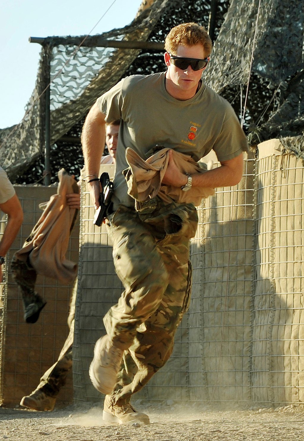 Prince Harry was helicopter co-pilot while serving in the British Army. Photo: AP Prince Harry was helicopter co-pilot while serving in the British Army. Photo: AP