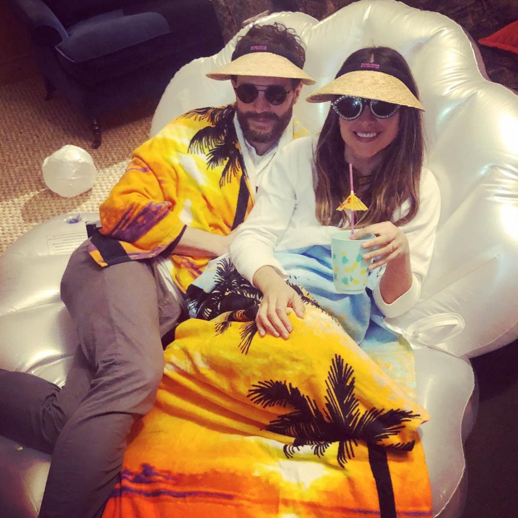 Jamie Dornan and Amelia Warner are both Hollywood actors. Photo: @awarnermusic/Instagram