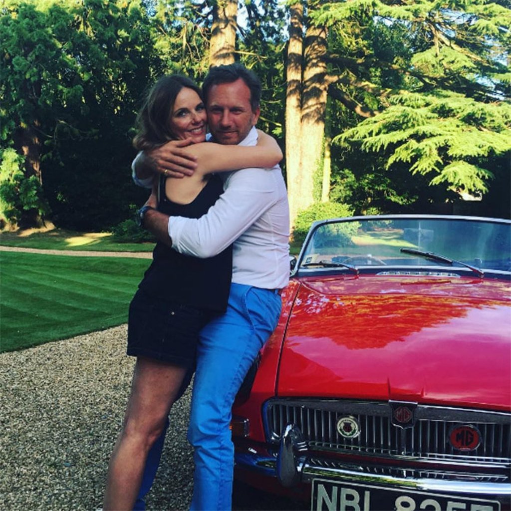 Christian Horner gifted Geri with the very first car she ever owned. Photo: @therealgerihalliwell/Instagram