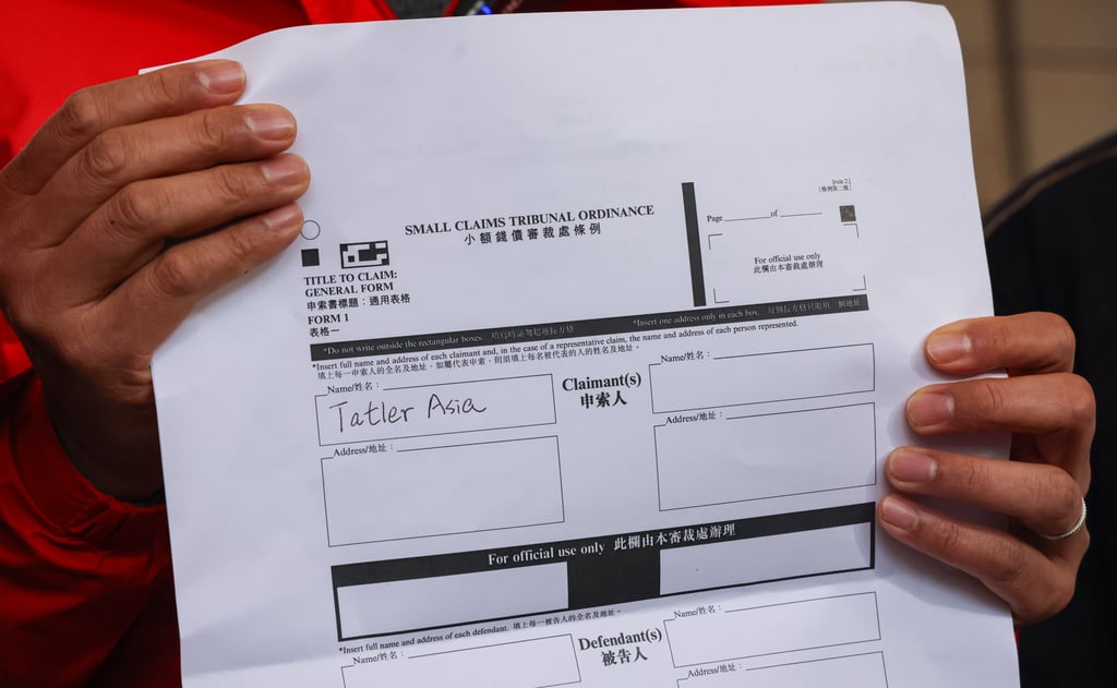 A spectator for the Inter Miami and Hong Kong XI match filed claim at Small Claims Tribunal with lawmaker Bill Tang. West Kowloon Law Court. Public outrage has been growing after Lionel Messi failed to play. Photo: Dickson Lee