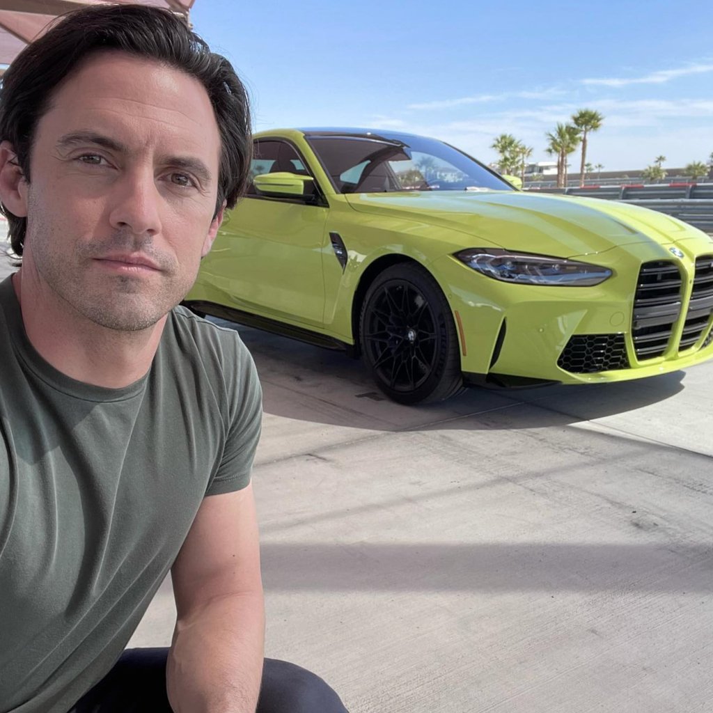 Milo Ventimiglia posting with a flashy car. Photo: @miloanthonyventimiglia/Instagram Milo Ventimiglia posting with a flashy car. Photo: @miloanthonyventimiglia/Instagram