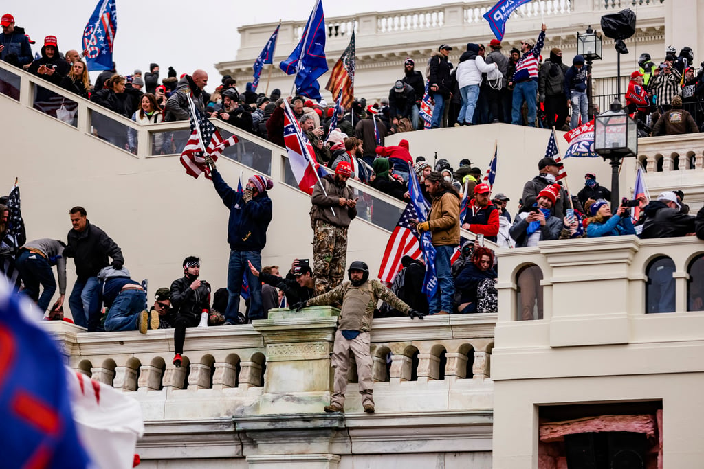 Trump supporters storming the US Capitol in Washington on January 6, 2021. File photo: AFP Trump supporters storming the US Capitol in Washington on January 6, 2021. File photo: AFP