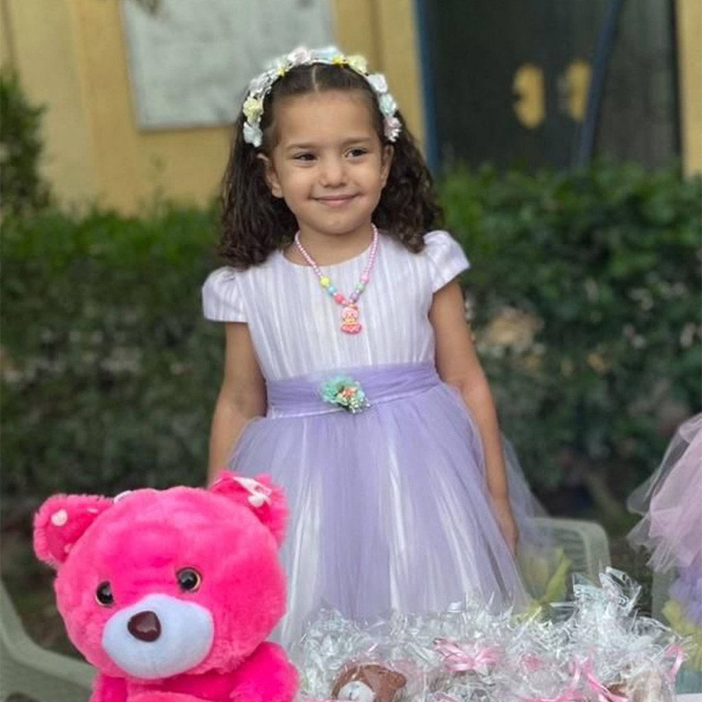 Hind Rajab, who was six when she died in Gaza. Photo: Handout via AFP