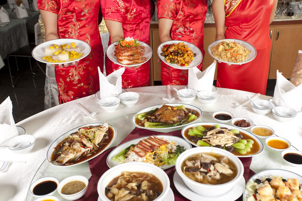 The traditional banquet was held to celebrate a baby’s first haircut and toast the child’s future success. Photo: Shutterstock The traditional banquet was held to celebrate a baby’s first haircut and toast the child’s future success. Photo: Shutterstock