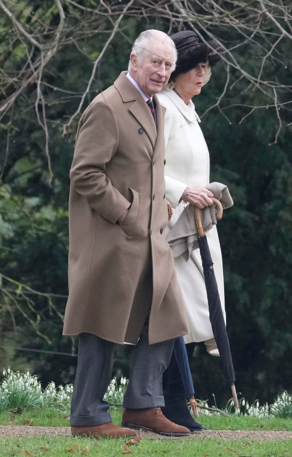 Britain’s King Charles and Queen Camilla in Sandringham, Norfolk, England on Sunday. Photo: PA via AP Britain’s King Charles and Queen Camilla in Sandringham, Norfolk, England on Sunday. Photo: PA via AP