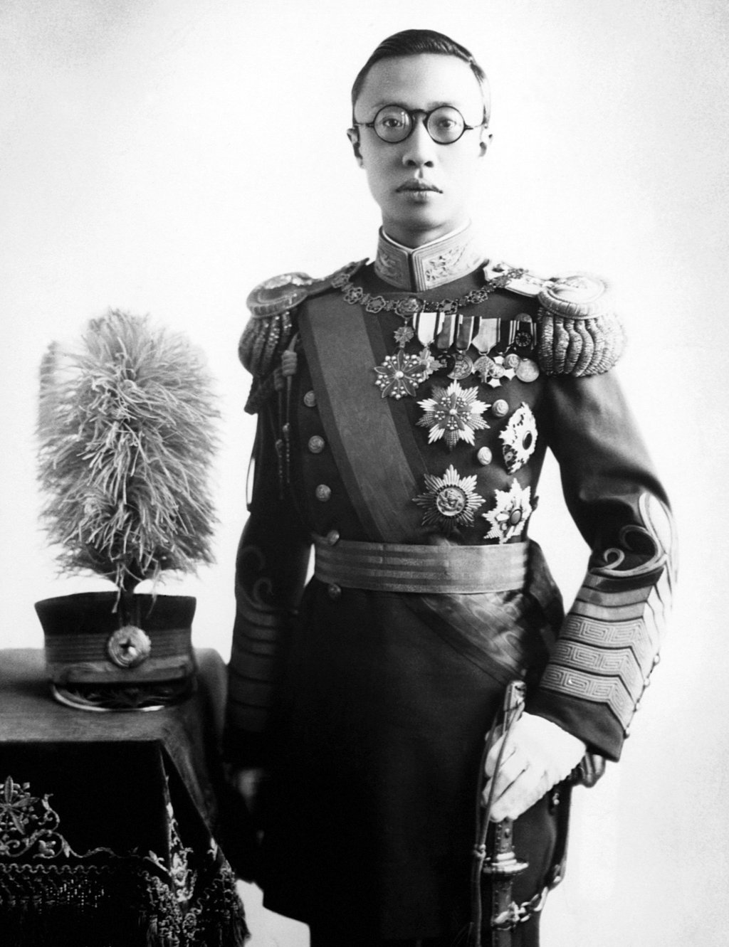 China’s last emperor Puyi pictured in a military uniform, circa 1935. Photo: Getty Images China’s last emperor Puyi pictured in a military uniform, circa 1935. Photo: Getty Images