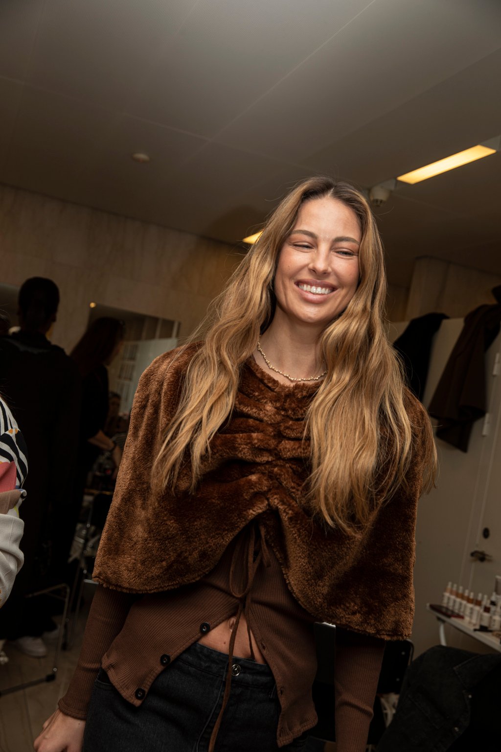 Backstage at OpéraSport during Copenhagen Fashion Week. Photo: Bryndis Thorsteinsdottir