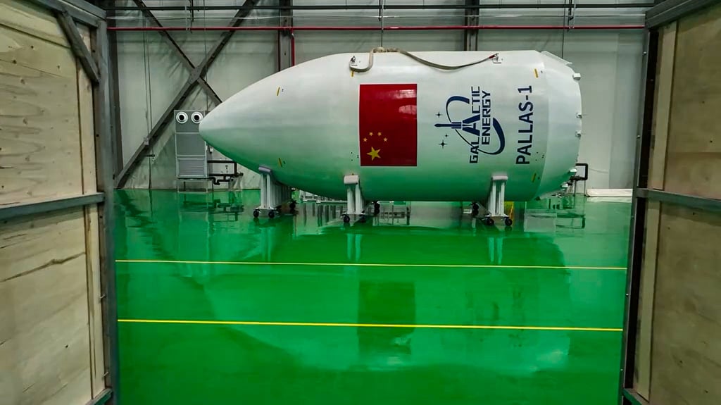 The rocket is slated to lift off from a launch centre in Hainan in November. Photo: Weibo