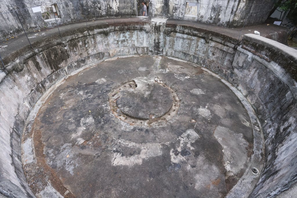 The No 2 gun emplacement on the site. Photo: Jonathan Wong