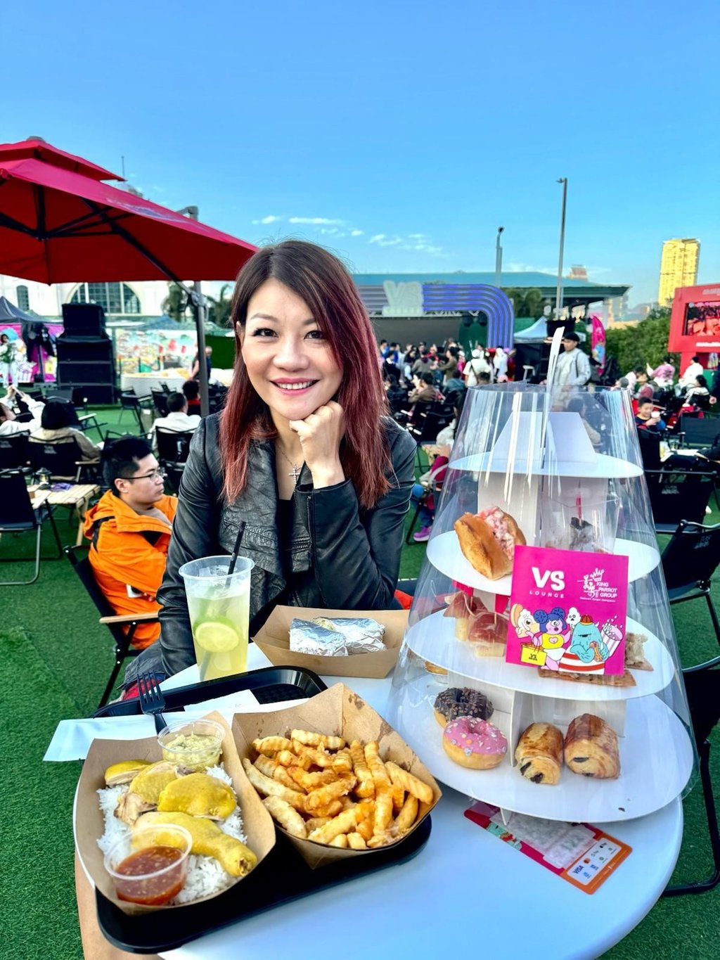 Wong at the Central Harbourfront Event Space, where she has curated a series of activities and food vendors. Photo: Ivy Wong