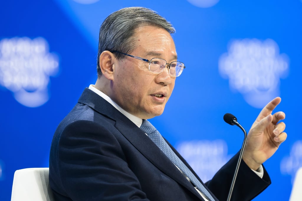 Chinese Premier Li Qiang last month chaired a meeting of the State Council that discussed a proposed amendment to the country’s existing Anti-Money Laundering Law. Photo: EPA-EFE