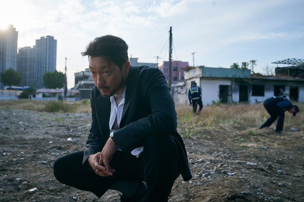 Son Suk-ku in a still from A Killer Paradox. Photo: Song Kyoung Sub/Netflix Son Suk-ku in a still from A Killer Paradox. Photo: Song Kyoung Sub/Netflix