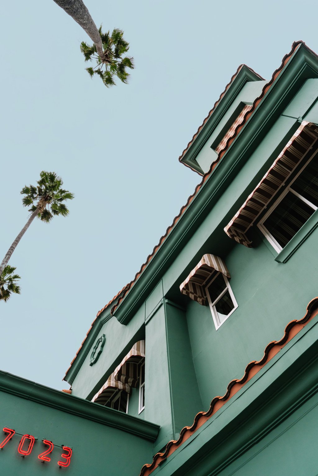 The exterior of Palihotel Hollywood, located at 7023 Sunset Boulevard The exterior of Palihotel Hollywood, located at 7023 Sunset Boulevard