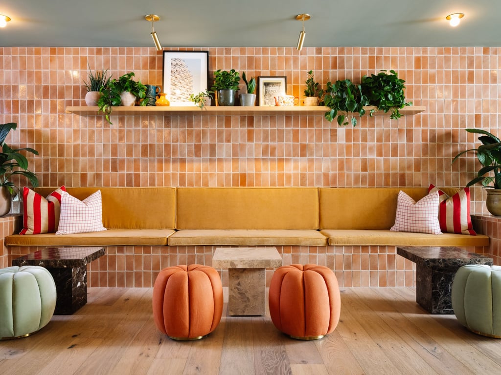 The lobby of Palihotel Hollywood is cosy and colourful The lobby of Palihotel Hollywood is cosy and colourful