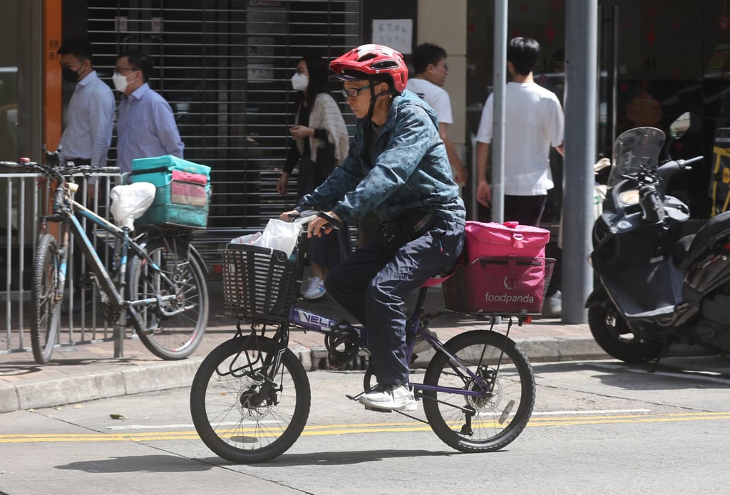 Hong Kong’s organised crime and triad bureau investigators have visited offices of food delivery platforms KeeTa, Foodpanda and Deliveroo, among others, a police source told the Post. Photo: Edmond So Hong Kong’s organised crime and triad bureau investigators have visited offices of food delivery platforms KeeTa, Foodpanda and Deliveroo, among others, a police source told the Post. Photo: Edmond So