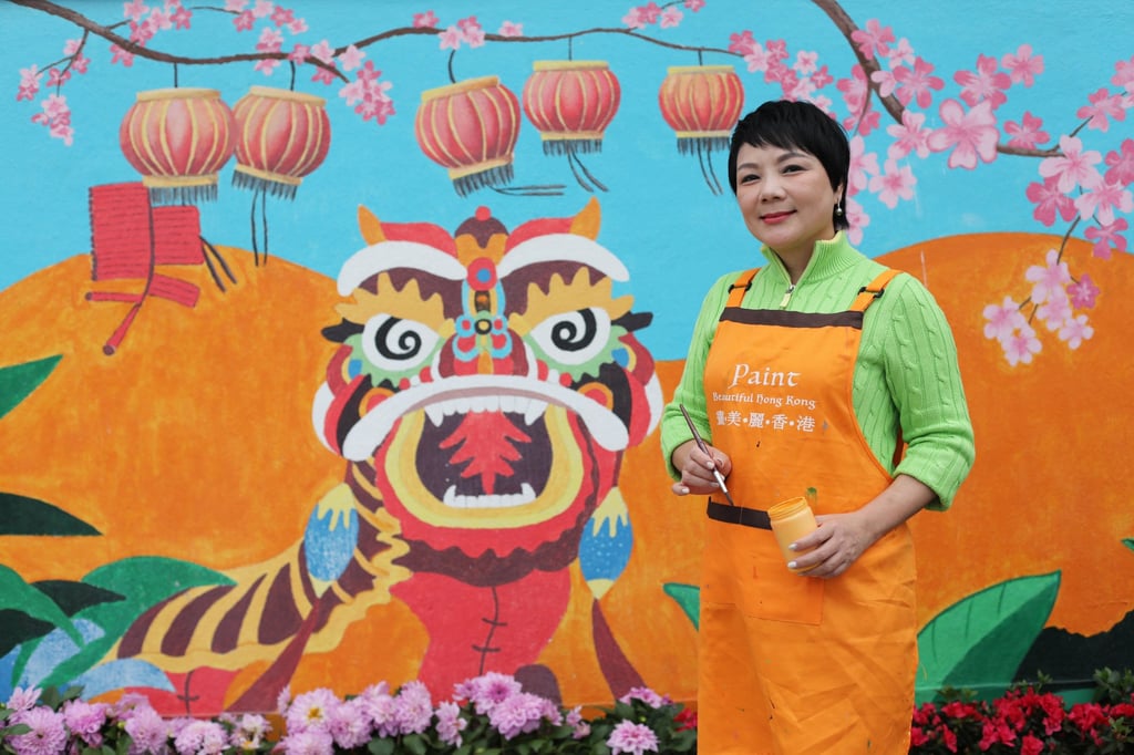 Vikky Tam, founder of Paint Beautiful Hong Kong, says it was not easy getting the project off the ground. Photo: Xiaomei Chen Vikky Tam, founder of Paint Beautiful Hong Kong, says it was not easy getting the project off the ground. Photo: Xiaomei Chen