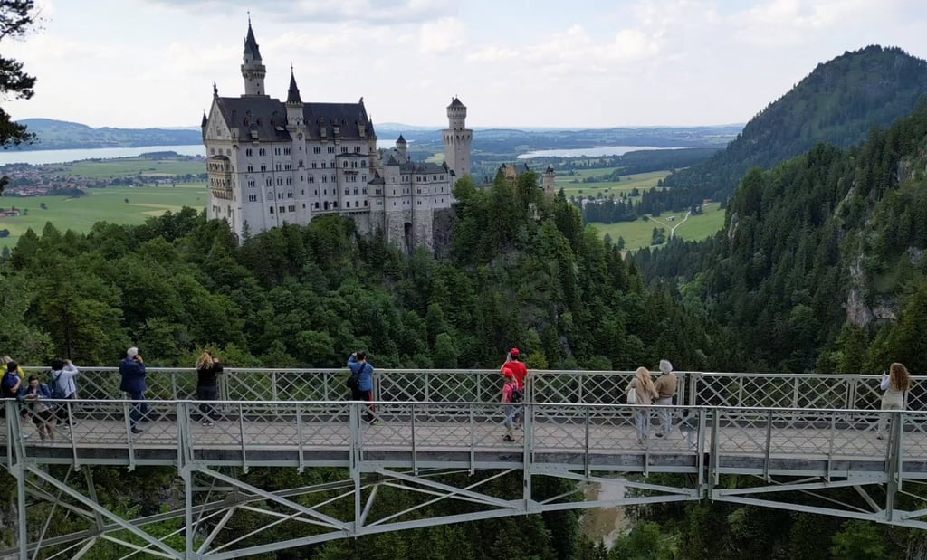 A general view shows Neuschwanstein Castle, following a police report of an attack near the castle on June 15, 2023. Photo: Reuters A general view shows Neuschwanstein Castle, following a police report of an attack near the castle on June 15, 2023. Photo: Reuters