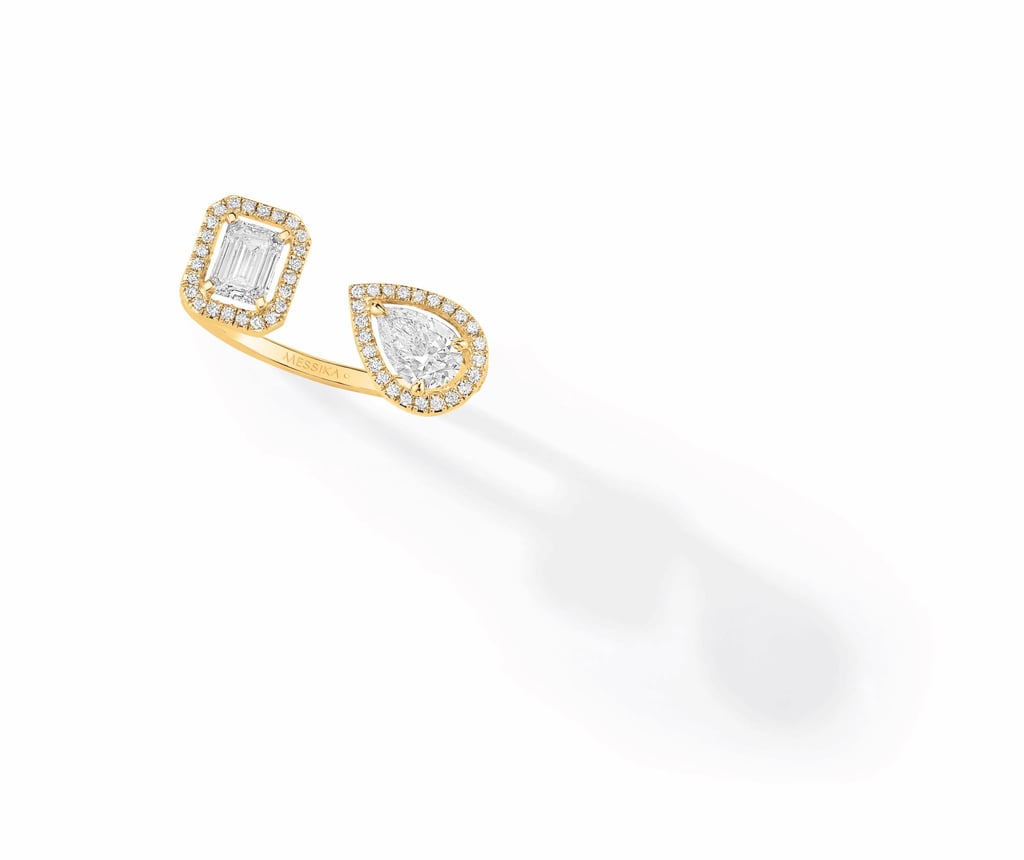 Messika 18k Yellow Gold and White Diamond My Twin toi et moi ring. Photo: Handout